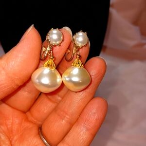Elegant Pearl Drop Earrings
